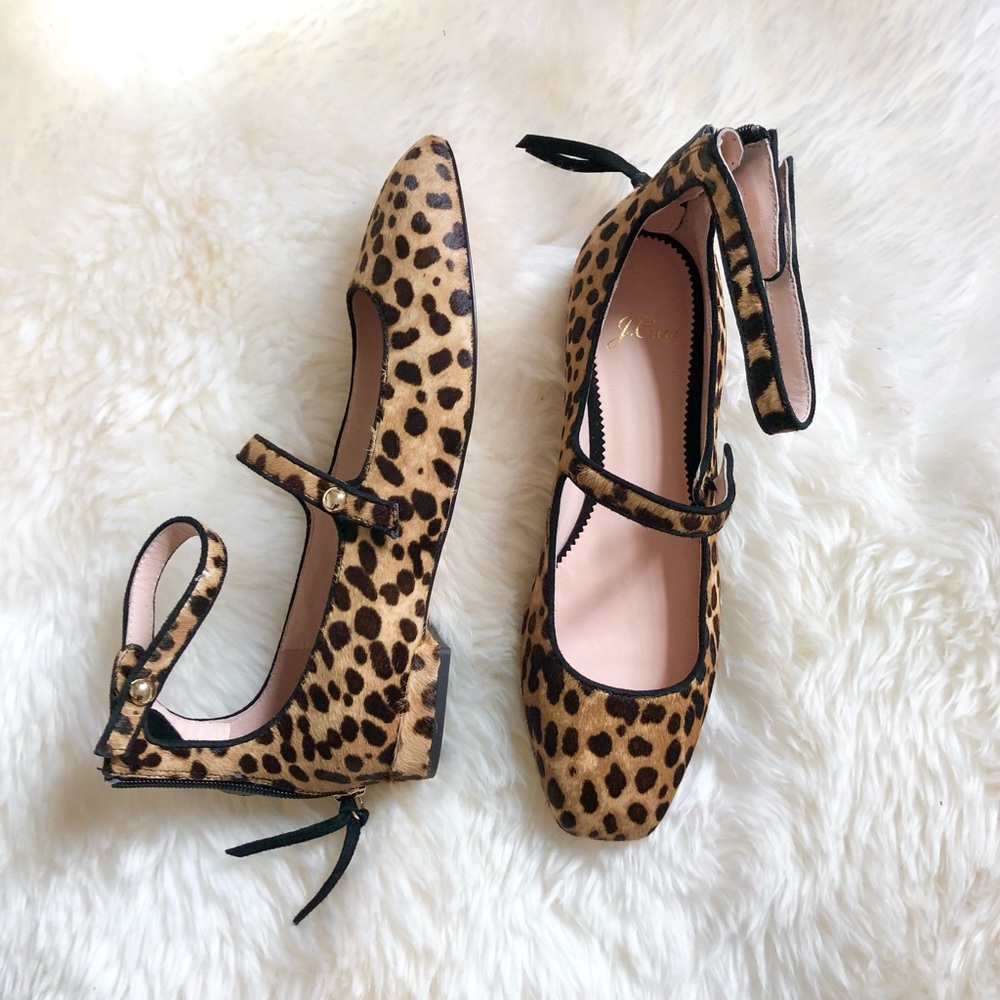 J. Crew Poppy Two-Strap Ballet Flats